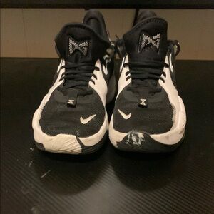 Nike Black and White Sneakers with Chunky Sole